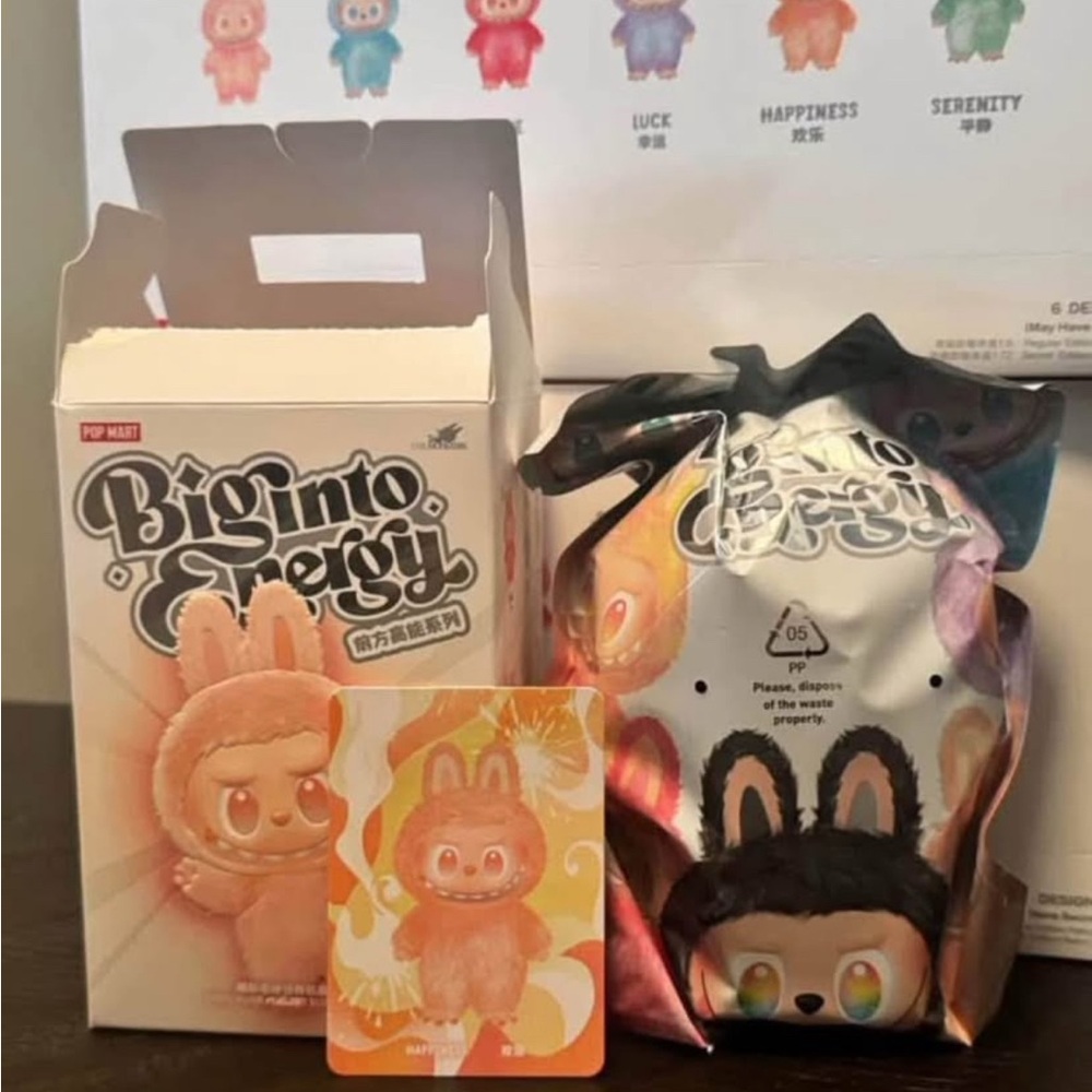 ***SOLD*** Big into Energy Labubu Happiness